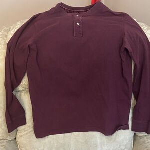 Class Club Maroon Henley Shirt